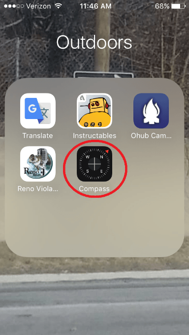 ihpone compass app