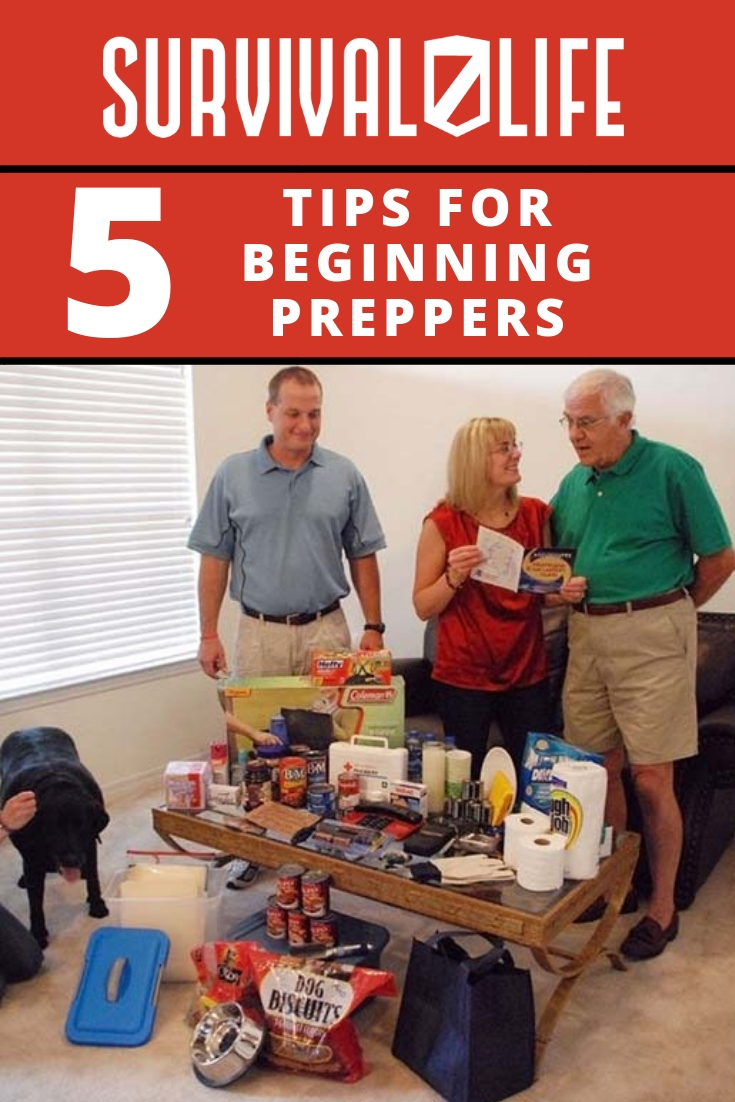 Check out 5 Tips for Beginning Preppers at https://survivallife.com/5-tips-for-beginning-preppers/