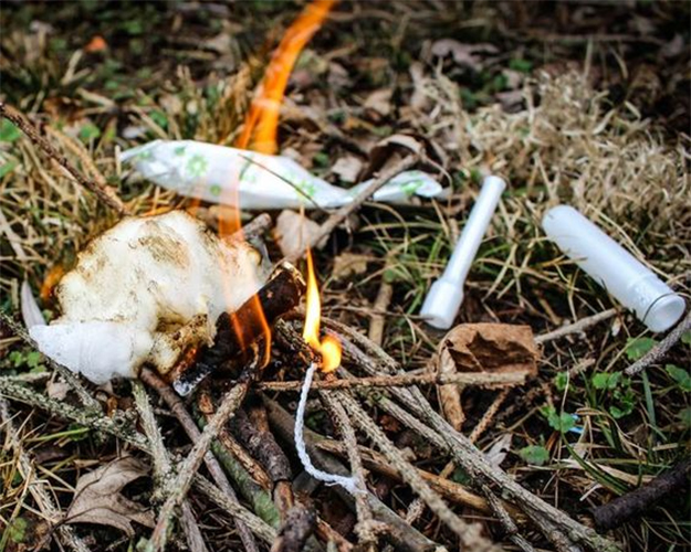 Fire Tinder | Surprising Survival Uses for a Tampon
