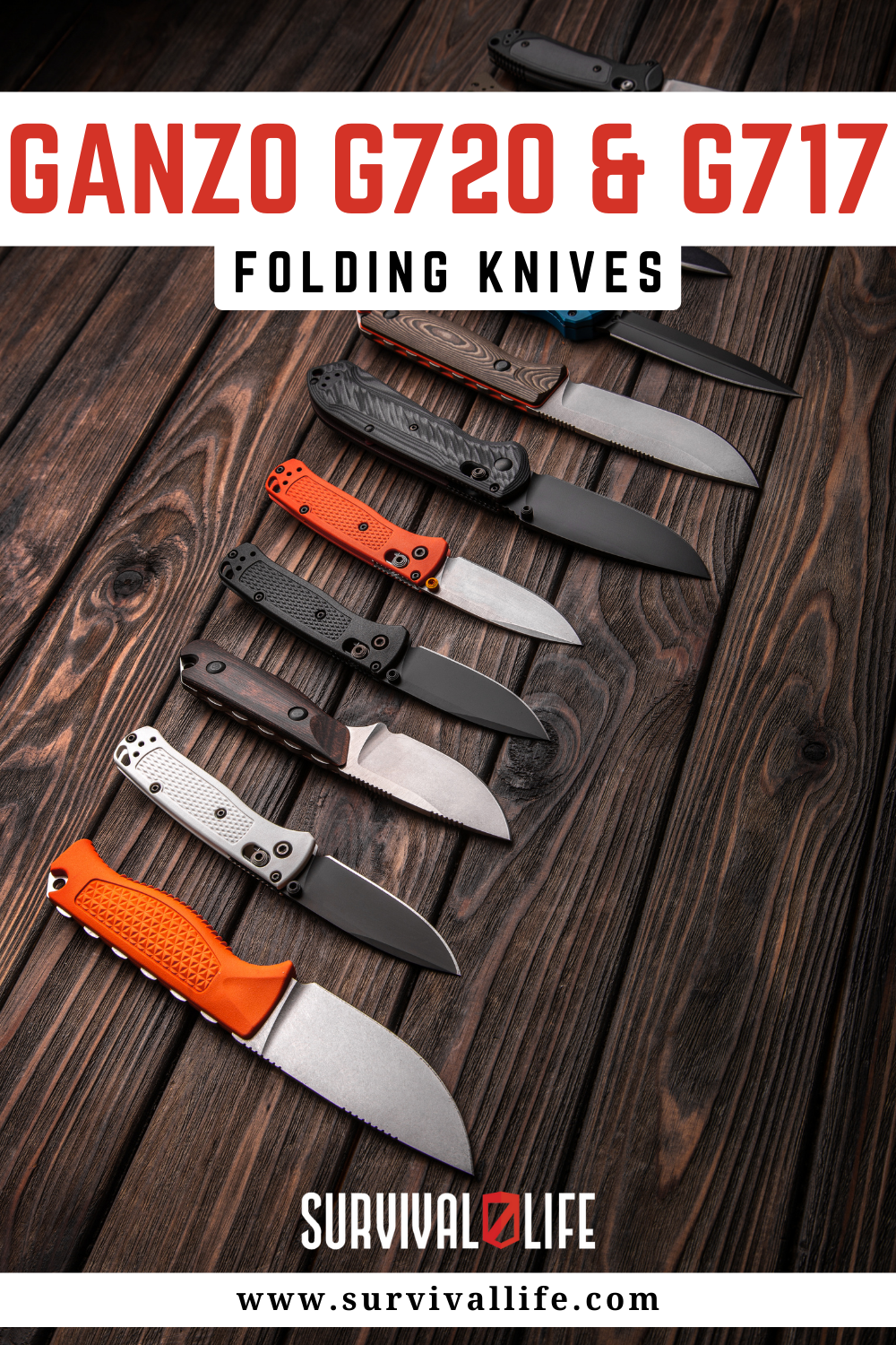 Ganzo G720 and G717 Folding Knives
