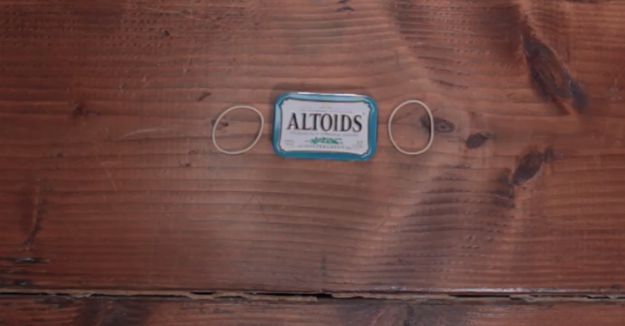Altoids tin & rubber bands | Make Your Own Altoids Urban Survival Kit