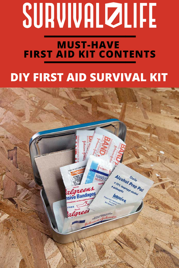 Check out Must-Have First Aid Kit Contents at https://survivallife.com/first-aid-kit-contents/