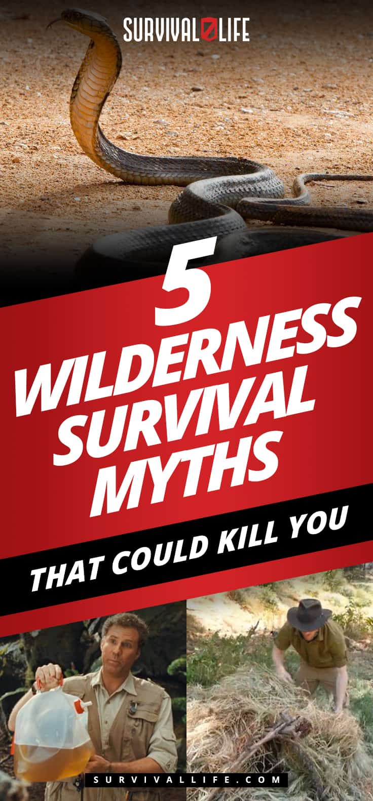 Placard | Wilderness Survival Myths That Could Kill You