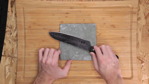 Slate or Cement | Breakthrough: How To Sharpen A Knife Without A Sharpener