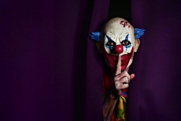 creepy clown shh