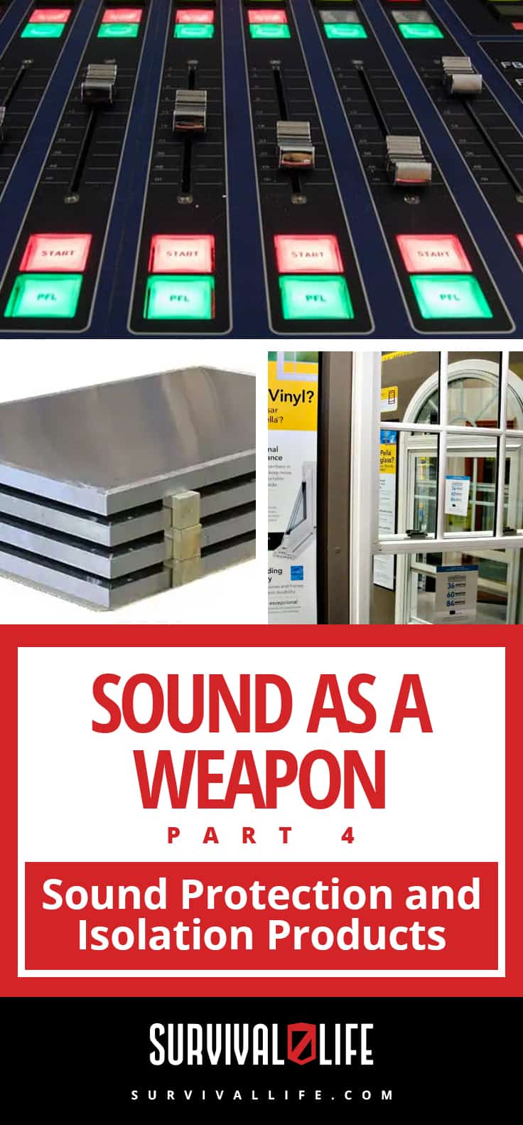Sound As A Weapon Part 4: Sound Protection And Isolation Products | https://survivallife.com/sound-protection/