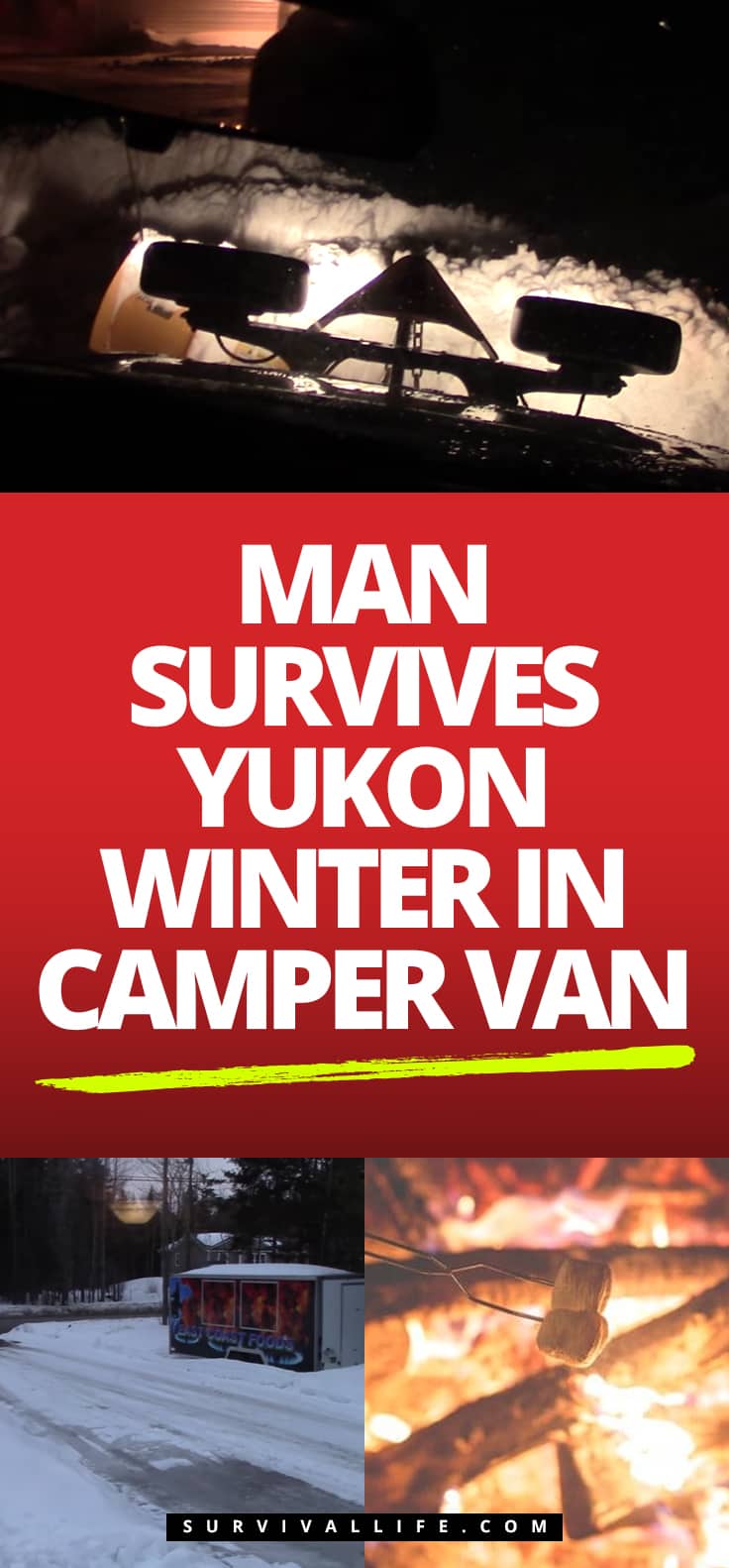 Man Survives Yukon Winter in Camper Van