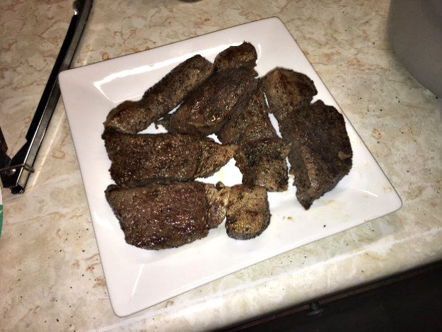 Seared Venison Steaks