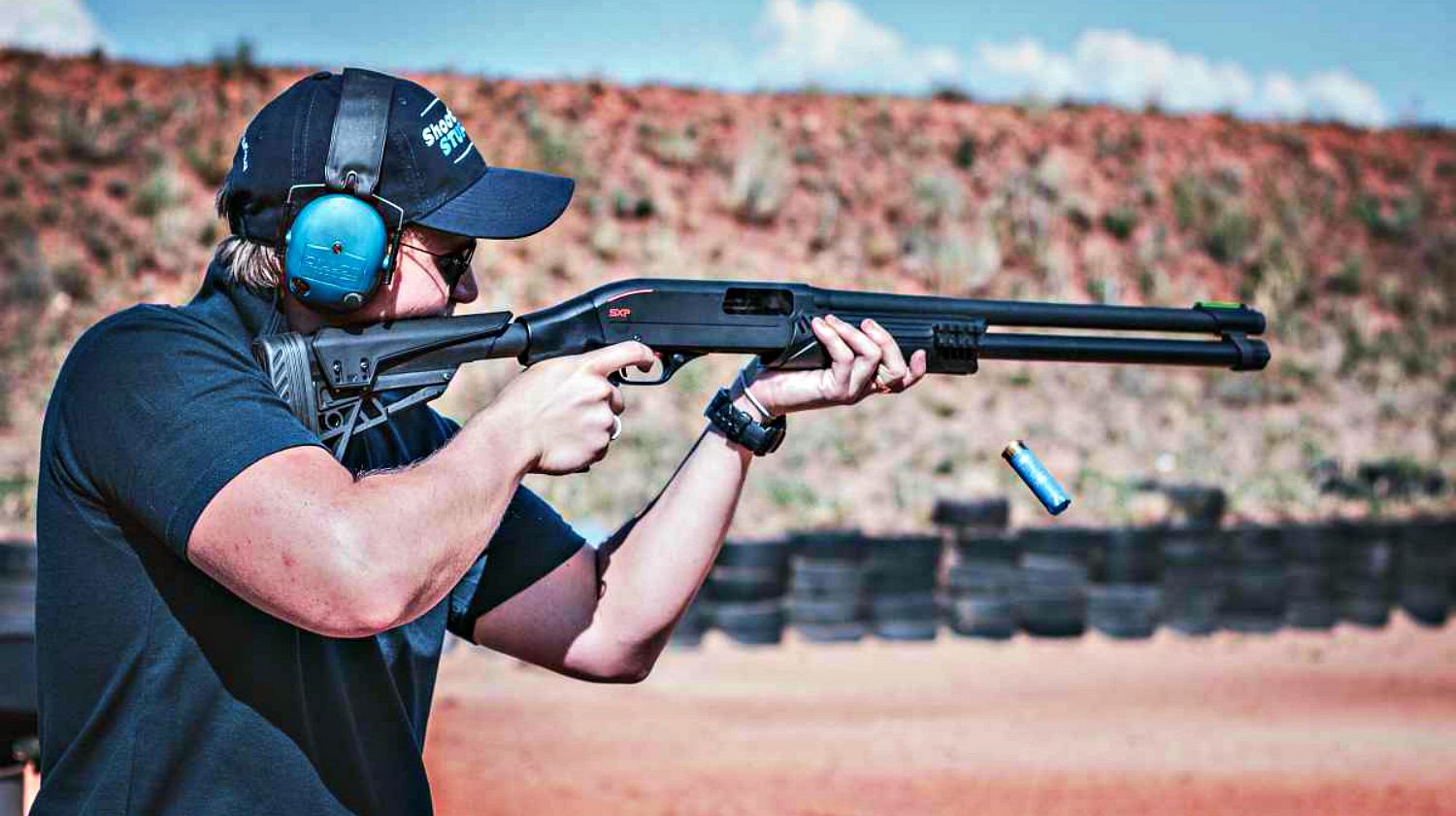 Feature | Man Firing Shotgun | These Hunting Shotguns Are The Best Bang For Your Buck
