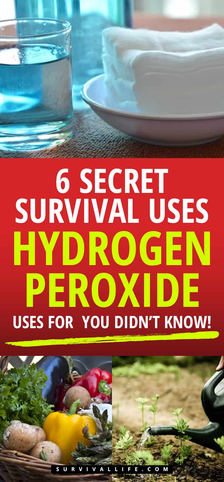 Secret Survival Uses For Hydrogen Peroxide You Didn't Know! | https://survivallife.com/hydrogen-peroxide-survival-uses/