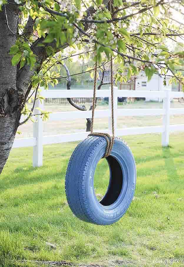  Tire Swing | 50 Easter Egg Hiding Spots