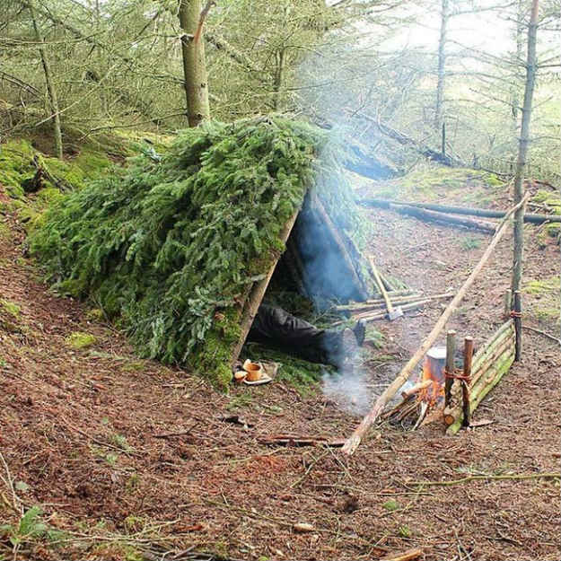 Using Leaves In The Forest For Shelter | 14 Survival Shelters You Can Build For Any Situation
