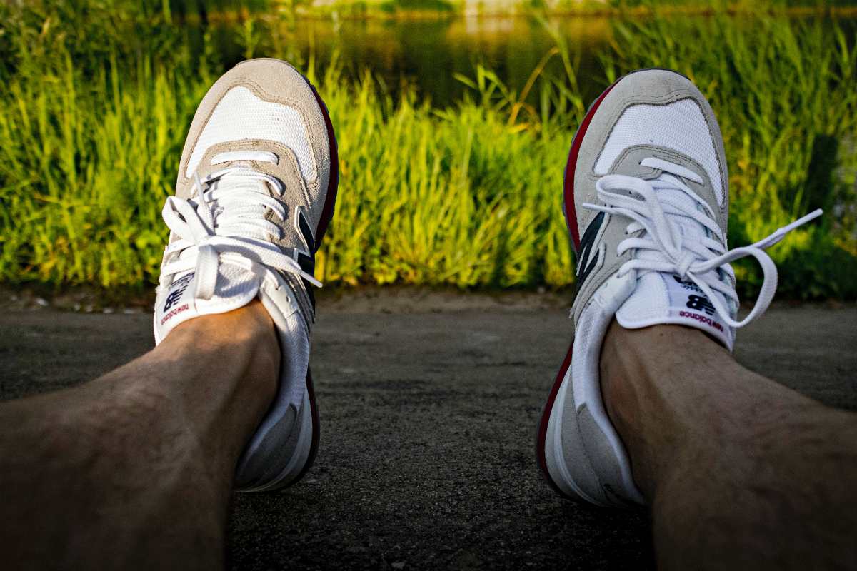 A pair of White-and-gray Runnings Shoes | Minimalist Footwear...An Ultralight Essential? [Gear Review]