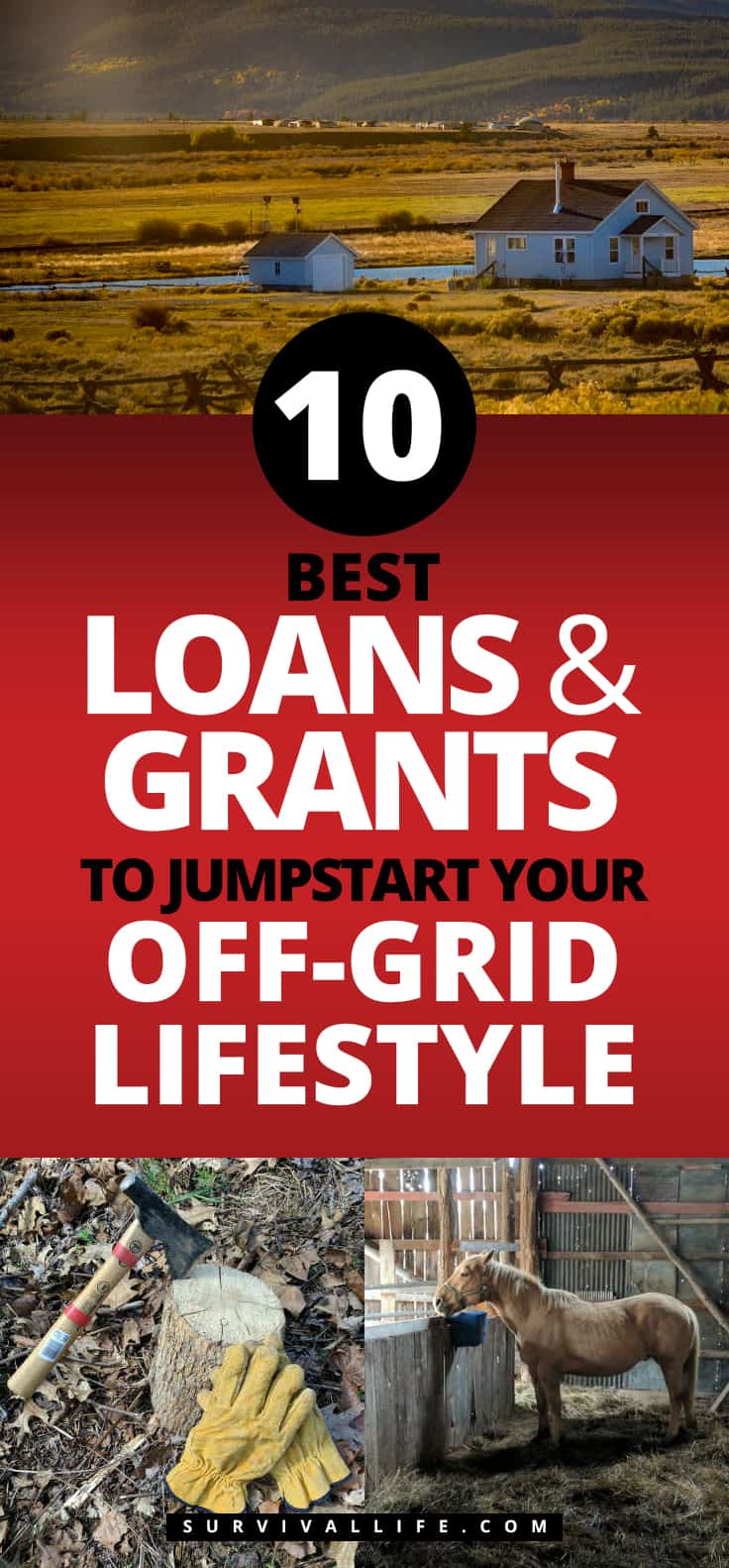 Best Loans And Grants To Jumpstart Your Off-Grid Lifestyle | https://survivallife.com/loans-grants-preppers-homesteaders/