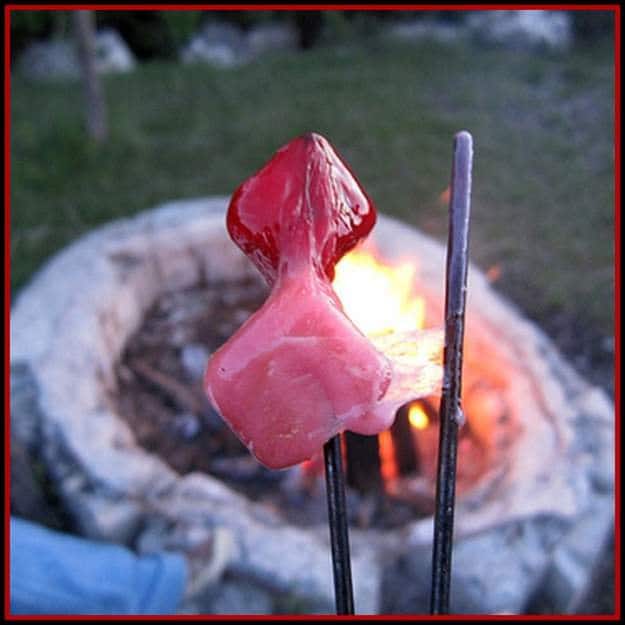 Try roasting Starbursts | Everyone Should Learn These 25 Ingenious Camping Tips And Hacks NOW