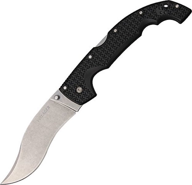 Cold Steel Voyager XL Vaquero Plain Edge Knife | Folding Hunting Knives For The Outdoor Warrior | Hunter Gear