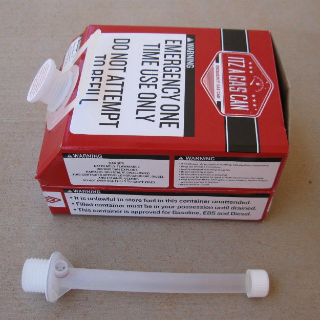 The Product | Itzagascan Product Review | emergency disposable gas can