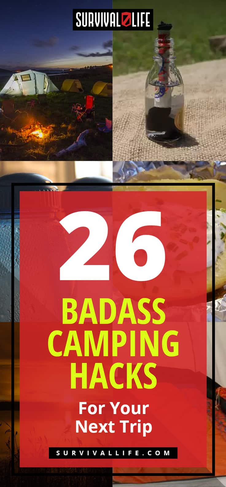 Camping Haacks | 26 Badass Camping Hacks For Your Next Trip