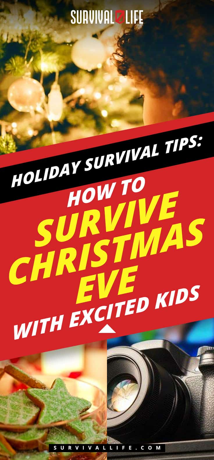Placard | Holiday Survival Tips | How To Survive Christmas Eve With Excited Kids