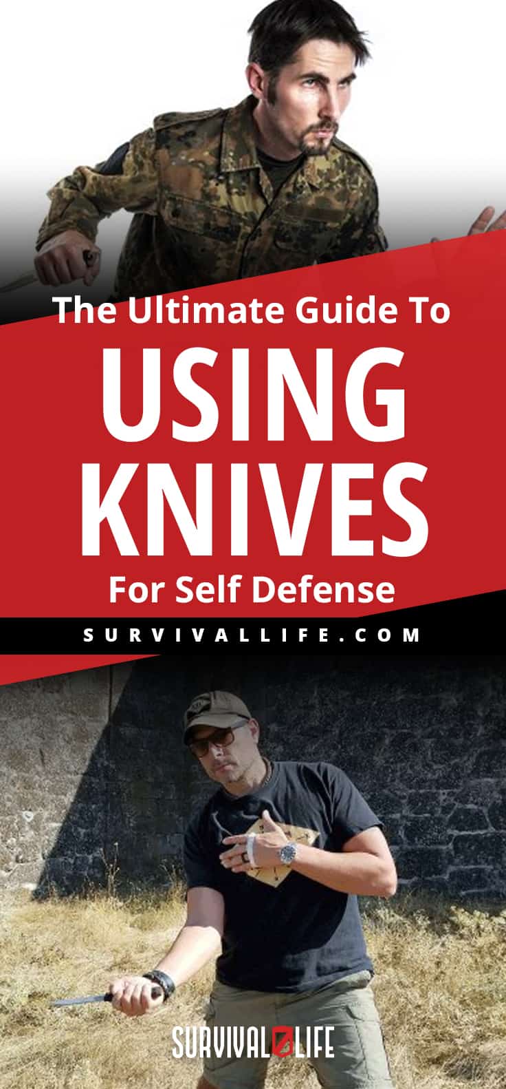 Placard | Guide Using Knife | The Ultimate Guide To Using Knives For Self Defense
