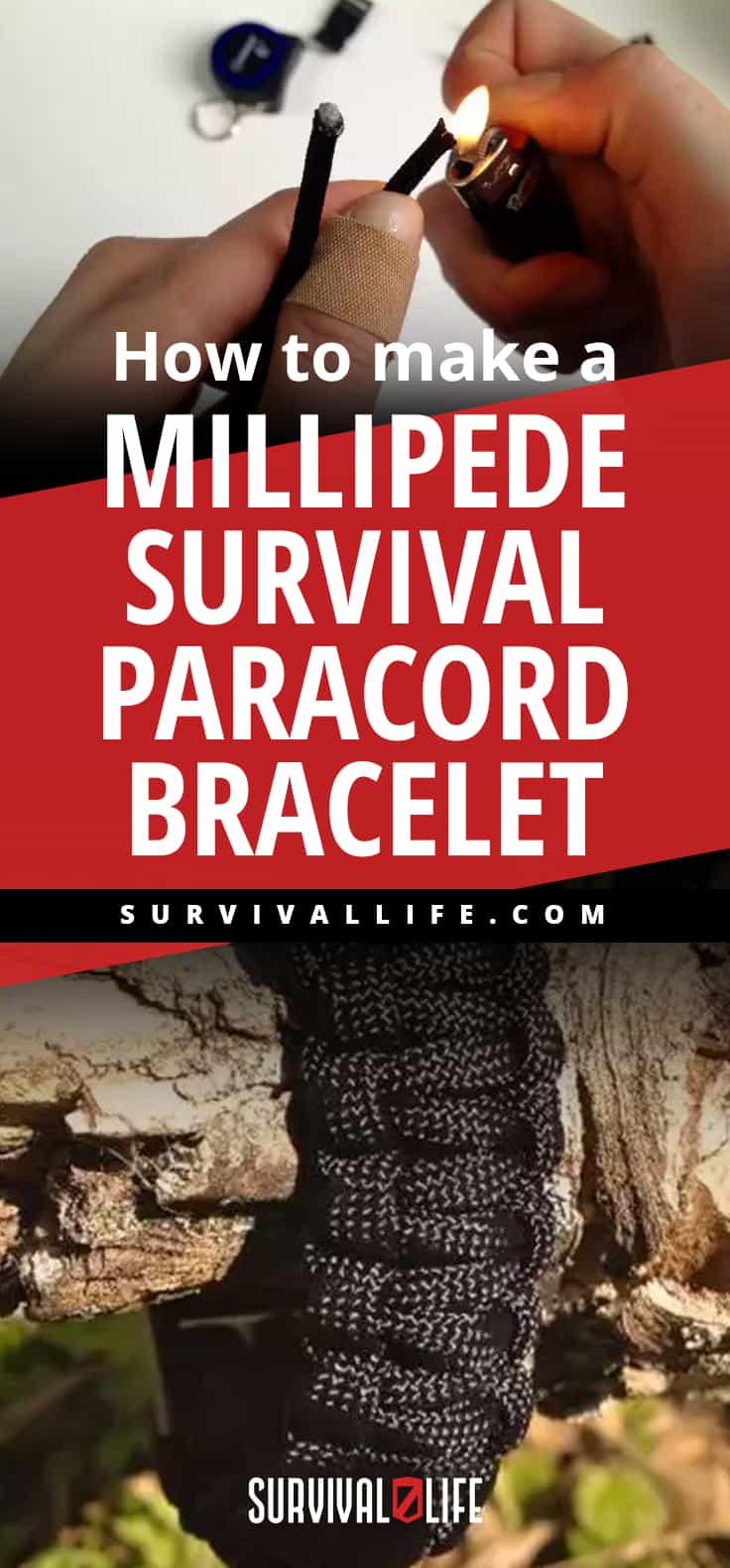 Placard | How to Make a Millipede Survival Paracord Bracelet