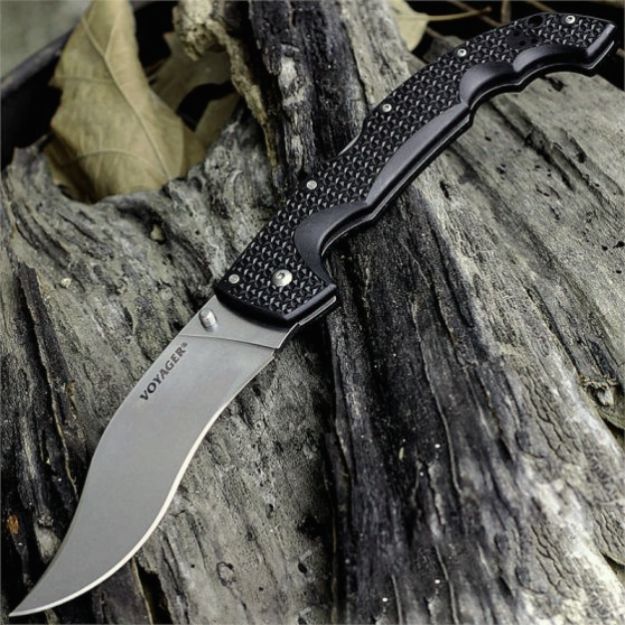 Cold Steel Voyager XL Vaquero Plain Edge Knife | 13 Eye-Catching Folding Hunting Knives