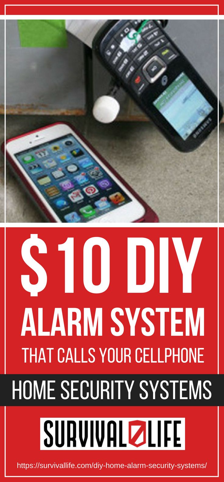 Placard | $10 DIY Alarm System That Calls Your Cellphone | Home Security Systems