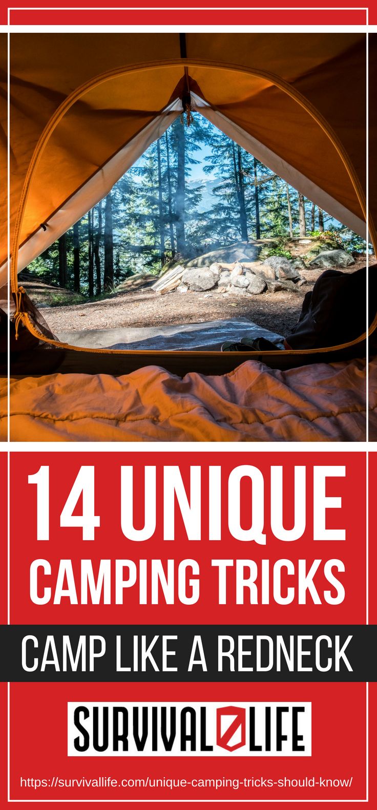 Unique Camping Tricks | Camp Like A Redneck | https://survivallife.com/unique-camping-tricks-should-know/