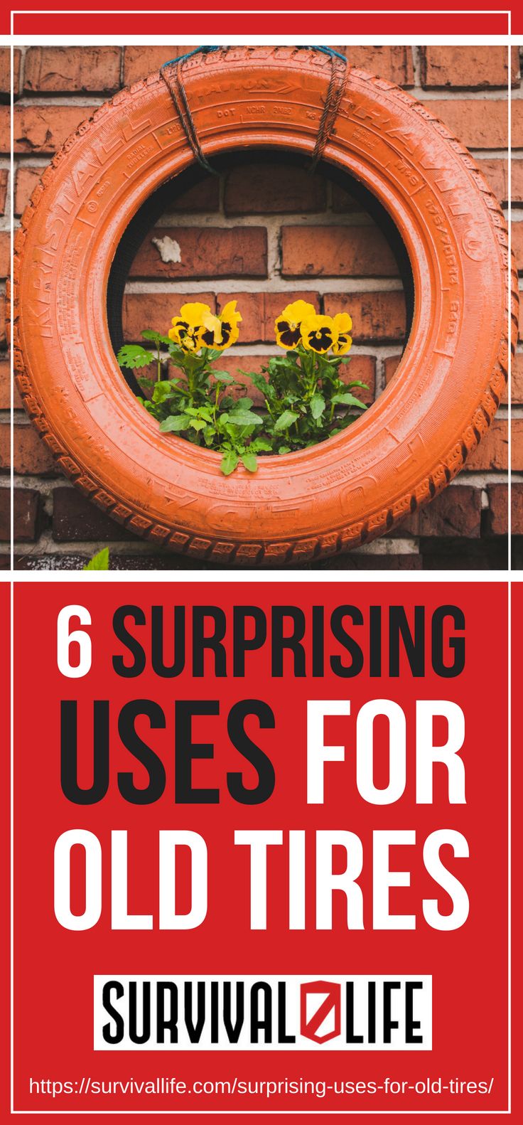 Surprising Uses For Old Tires | https://survivallife.com/surprising-uses-for-old-tires/