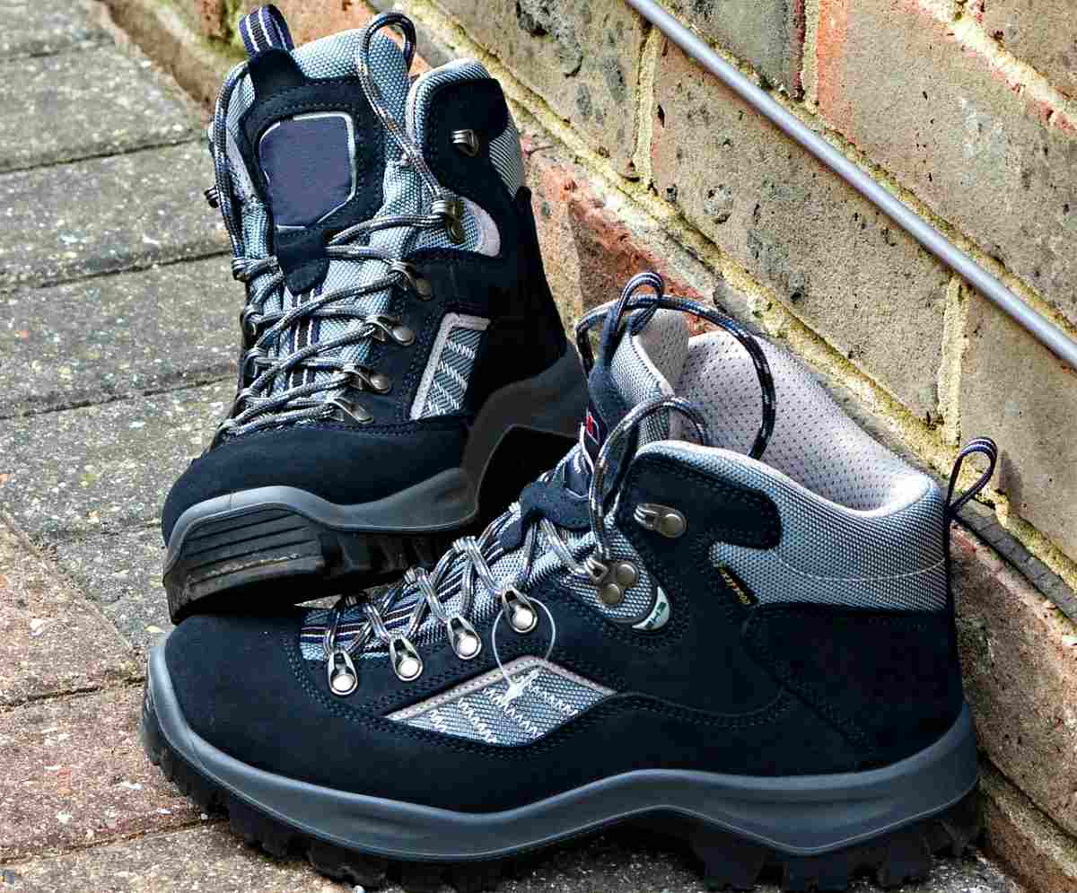 Black and gray hiking boots | Uses for Paracord That Will Surprise You