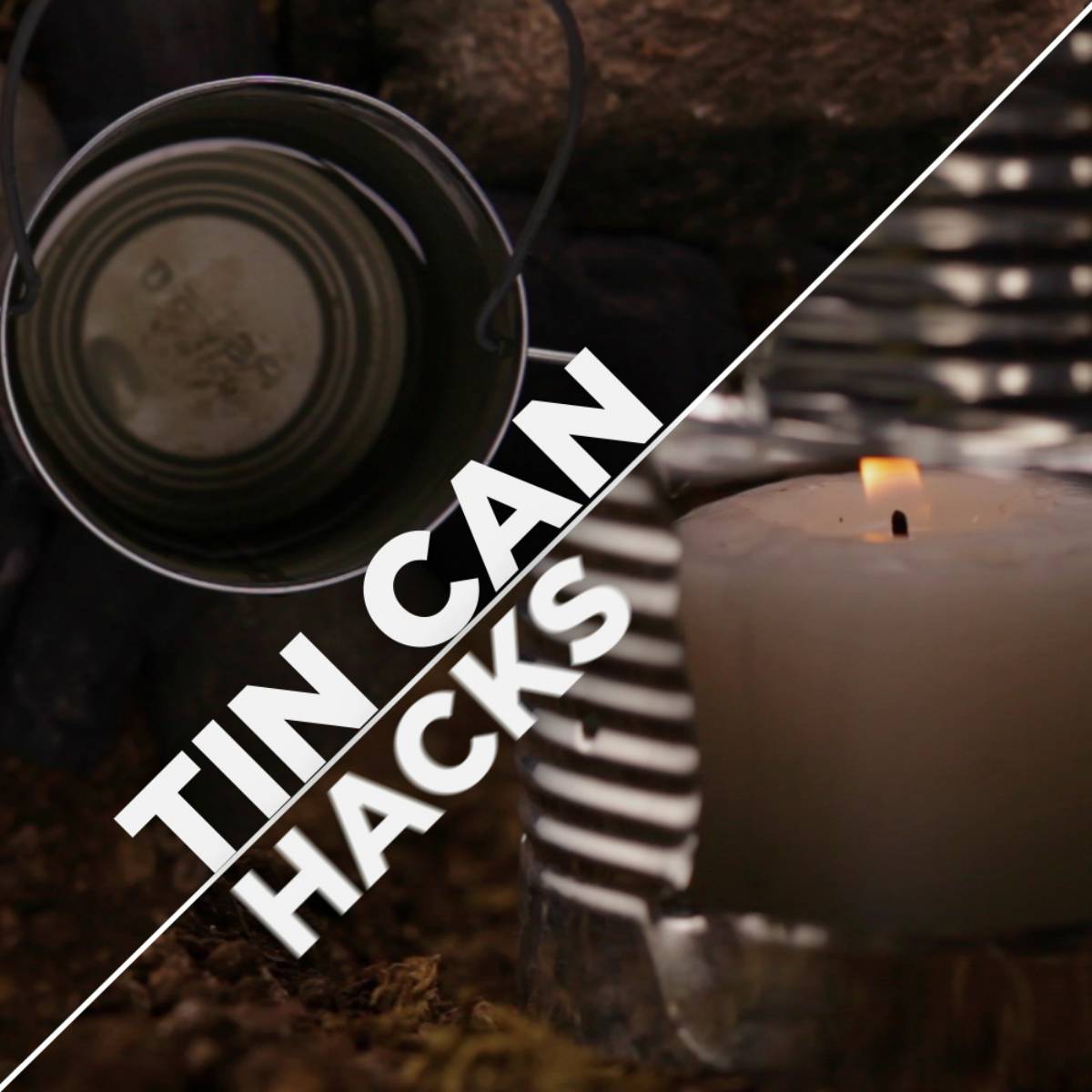 Tin can lantern stove | Surprising Survival Uses For A Tin Can
