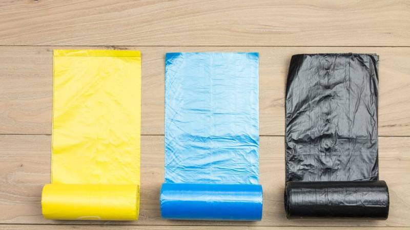 colored garbage bags roll Dollar Tree prepper items 