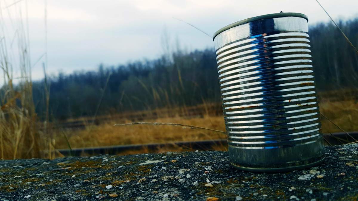 Tin Can on gravel surface | Surprising Survival Uses For A Tin Can