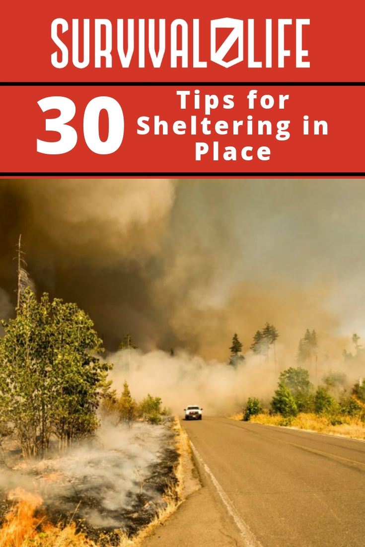 Placard | Sheltering in place | Tips For Sheltering In Place