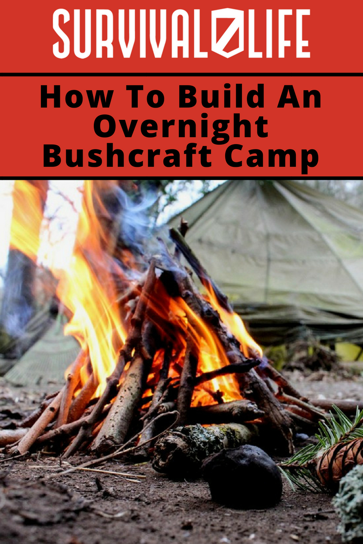 How To Build An Overnight Bushcraft Camp | https://survivallife.com/overnight-bushcraft-camp-tutorial/