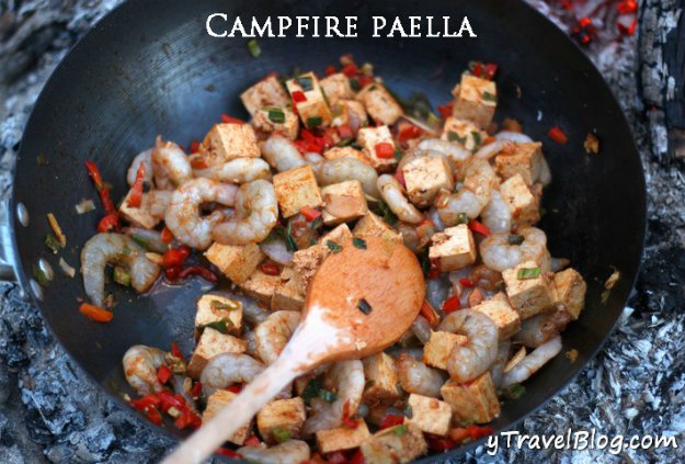 Campfire Paella | Savory Campfire Recipes For Delicious Meals Outdoors