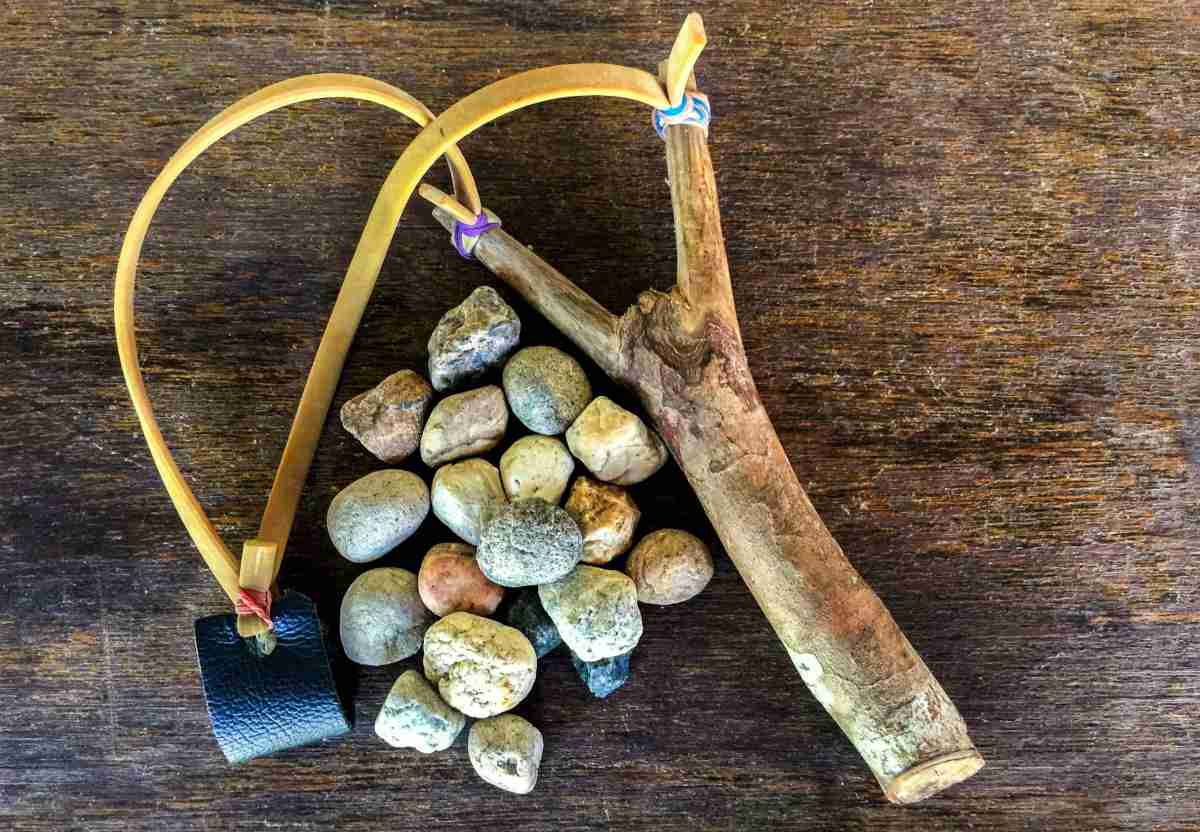 Slingshot and stones | How To Sight In A Slingshot And Score An Easy Meal