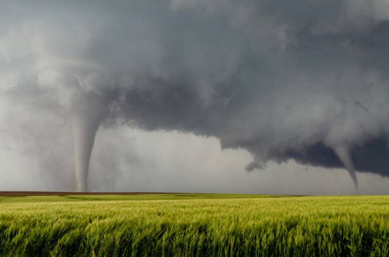 two-tornadoes-once-kansas natural disasters 