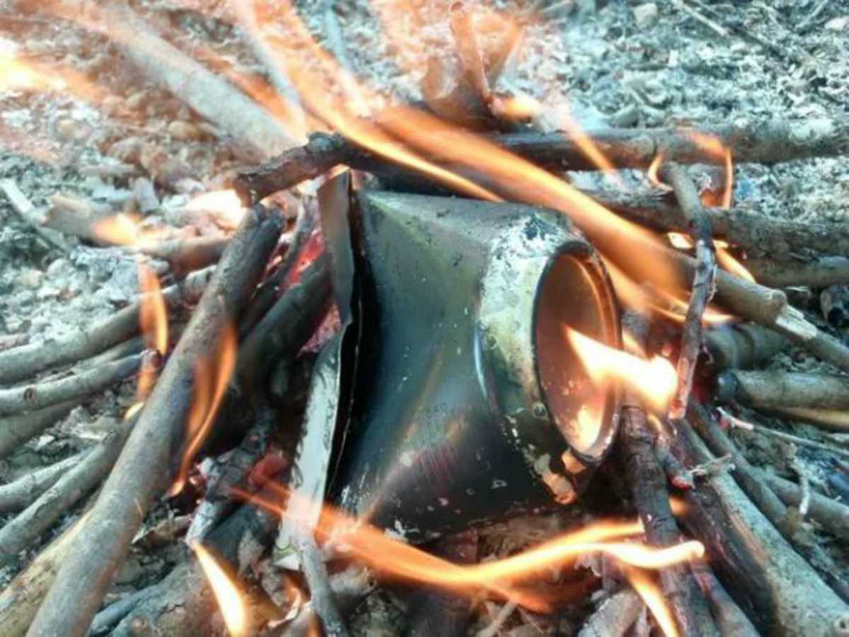 Char cloth for flint and steel fire making | Hold My Beer And Watch This!