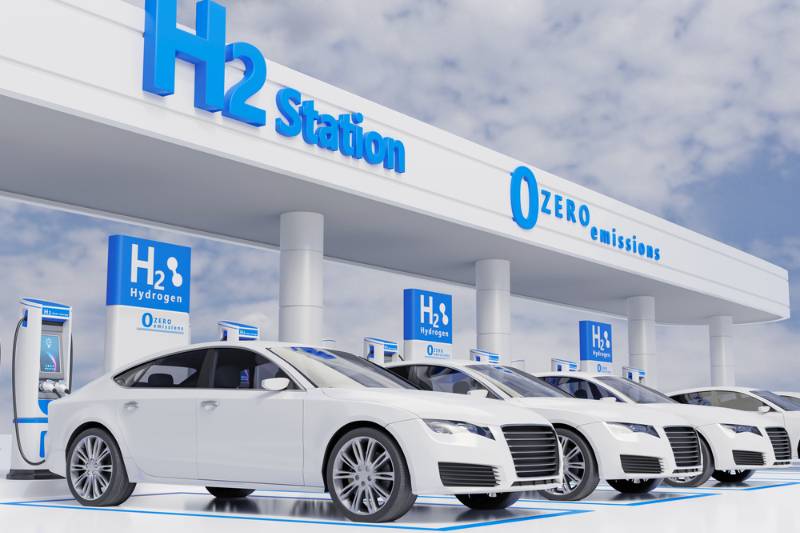 hydrogen-fuel-car-charging-station-white alternative energy sources SS