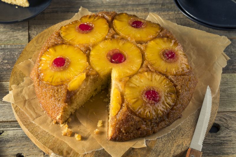 sweet-homemade-pineapple-upside-down-cake | upside down cake