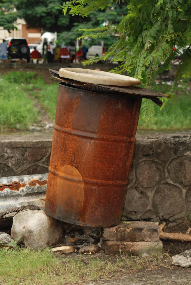 old-drum-used-garbage-disposal | Drinking Water