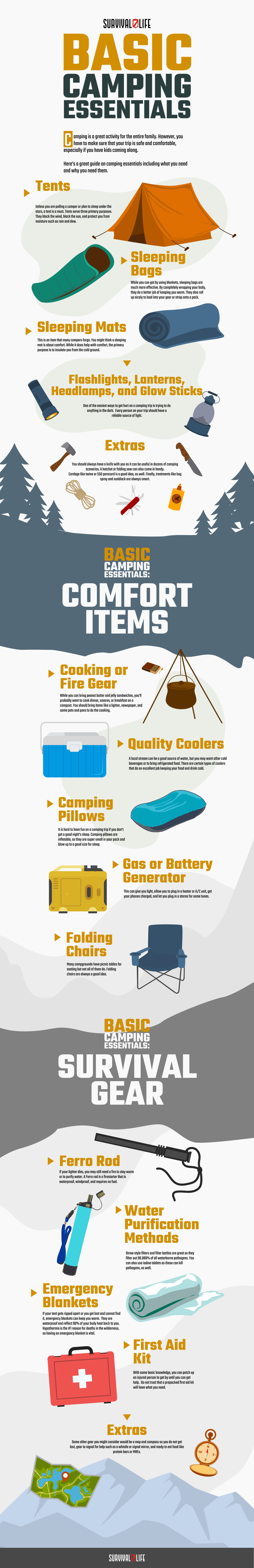 Check out Camping Essentials For A Fun And Safe Camping Trip at https://survivallife.com/camping-essentials/