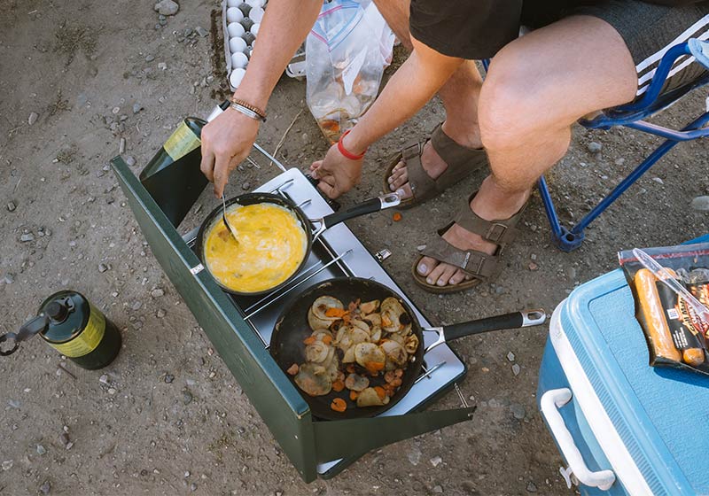 cooking grill | overnight backpacking checklist 