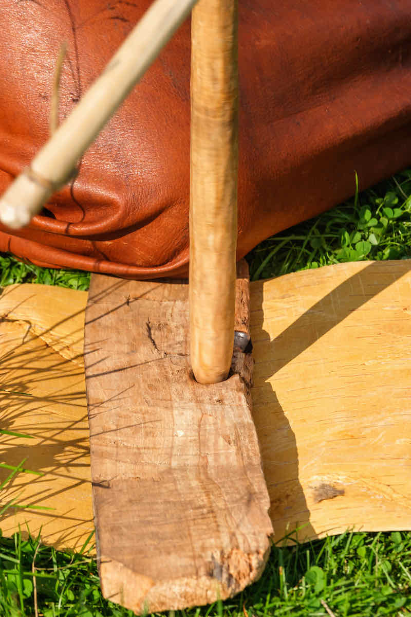 Bow drill an old technique to make embers in a fireboard | Bow drill ancient Egypt