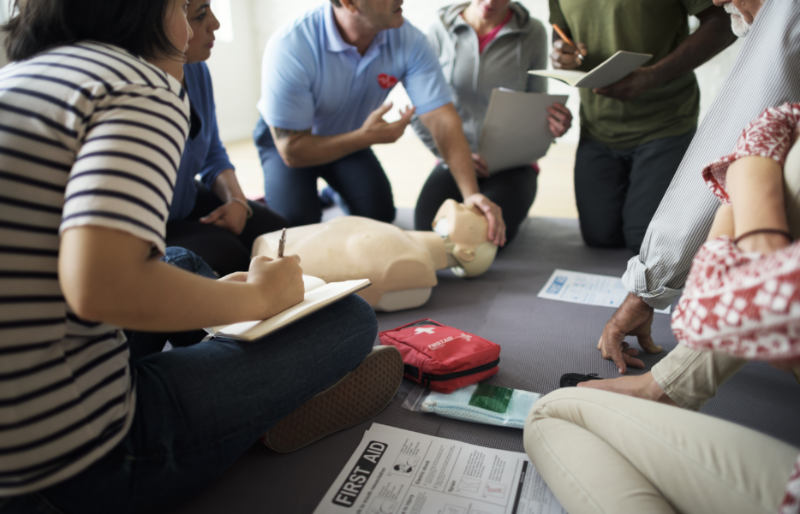 cpr first aid training concept | wilderness first aid