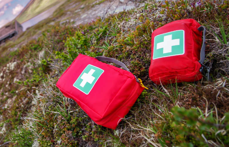 first aid kits on grass | wilderness first aid