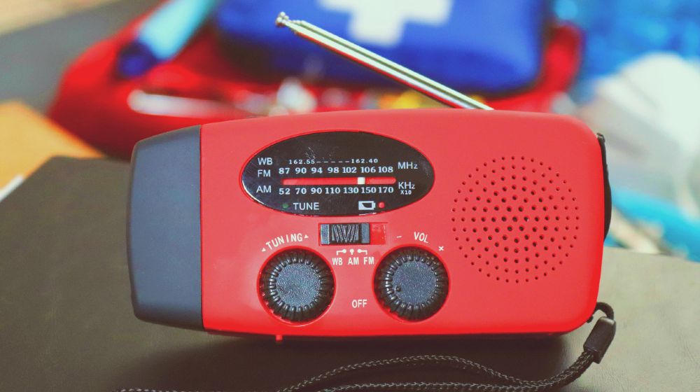 A radio is essential to receive emergency information. Any hand-cranked or battery | Emergency Weather Radios | featured