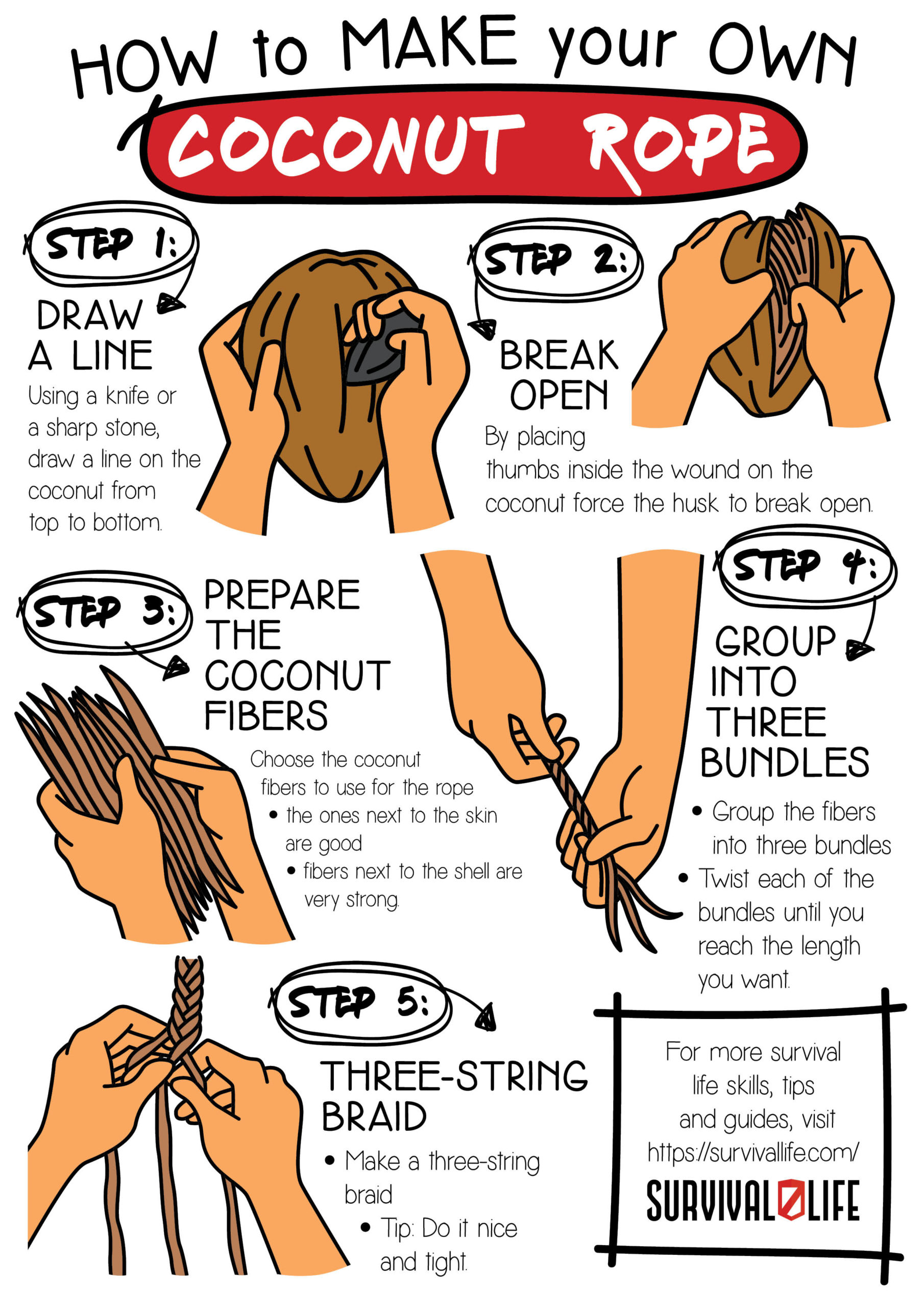 How to Make Your Own Coconut Rope