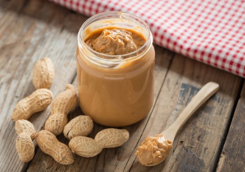 Creamy and smooth peanut butter in jar Foods to stock up on SS